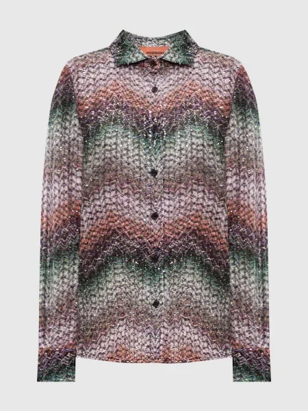 Блуза у візерунок з паєтками Missoni