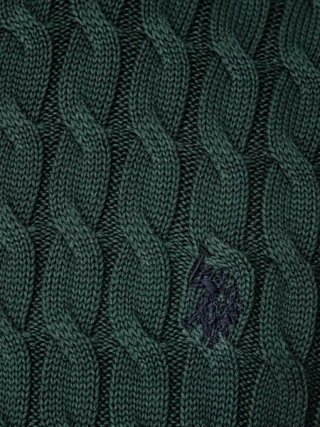 U.S. Polo Assn. светр CLASSIC COTTON CABLE KNIT CREW
