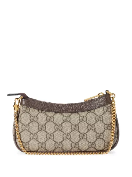 Mini kabelka Gucci Ophidia hnědá