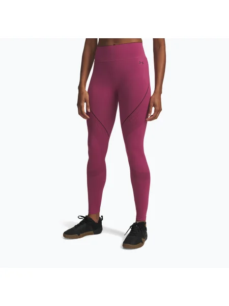 Тренувальні легінси Under Armour Vanish Seamless fuchsia dusk/dark maroon/dark maroon червоні