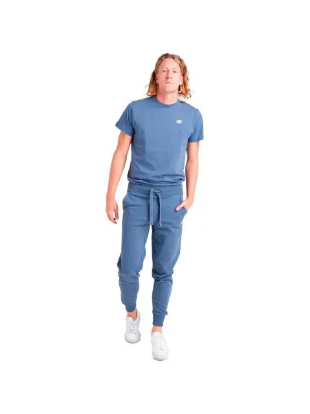 Pantaloni sport Leone 1947 cu autograf albastru
