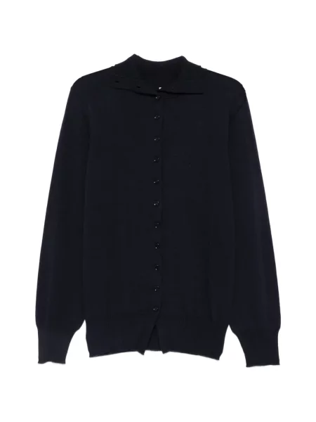 Cardigan Liviana Conti tricotate albastru