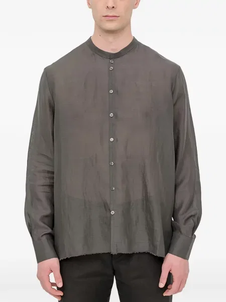 С яка риза Label Under Construction сиво