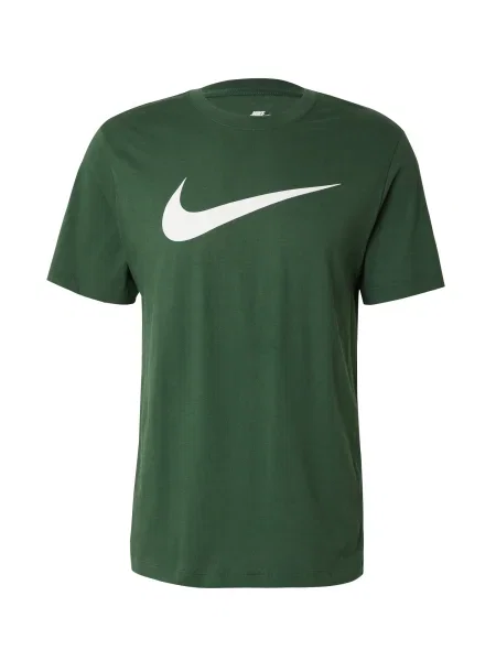 Nike Sportswear Tricou Swoosh verde alb