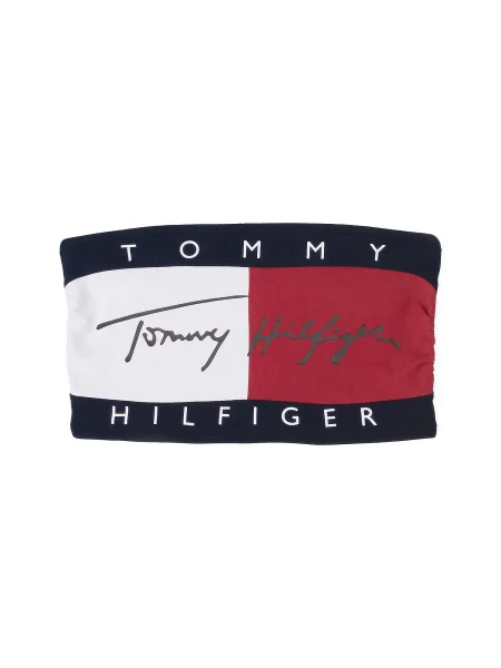 TOMMY HILFIGER Nedrček Heritage marine / rdeča / črna / bela modra