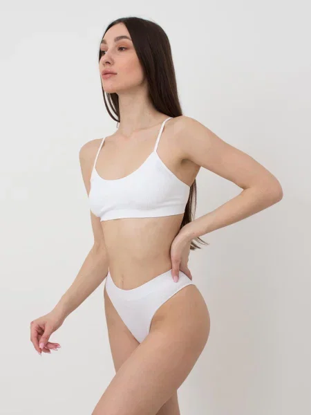 Топ Giulia мікрофібра білий