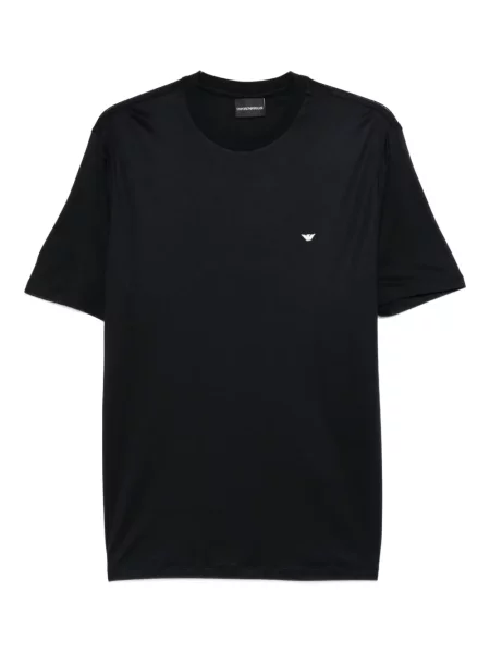 Tricou Emporio Armani cu broderie verde