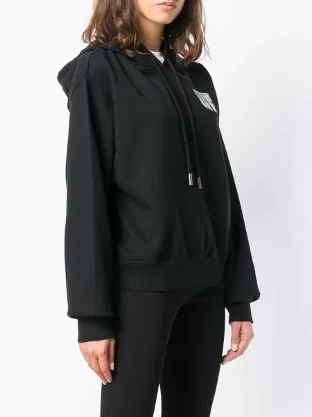 Pulover Off-white din jerseu alb