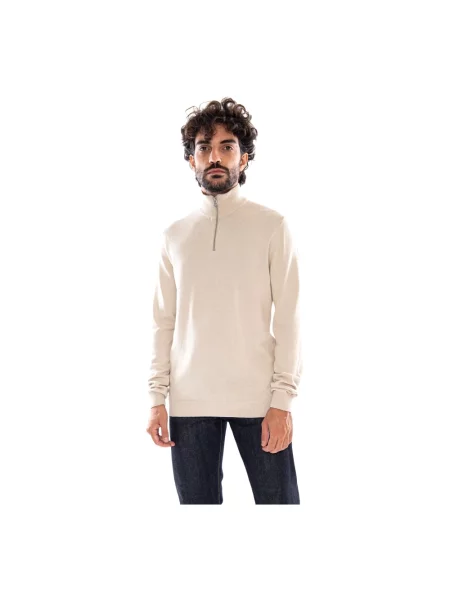 Dzianinowa bluza rozpinana Only & Sons beżowa