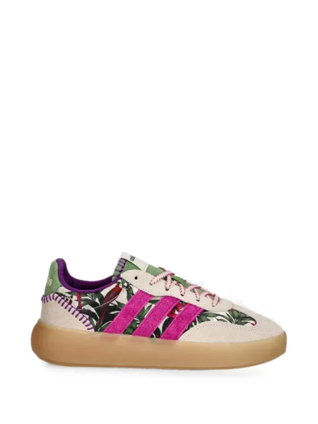 Lung papuci Adidas cu mâneci lungi cu dungi albastru