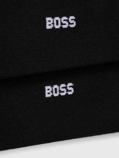 BOSS ponožky pánske 2P AS Uni stripe CC čierna