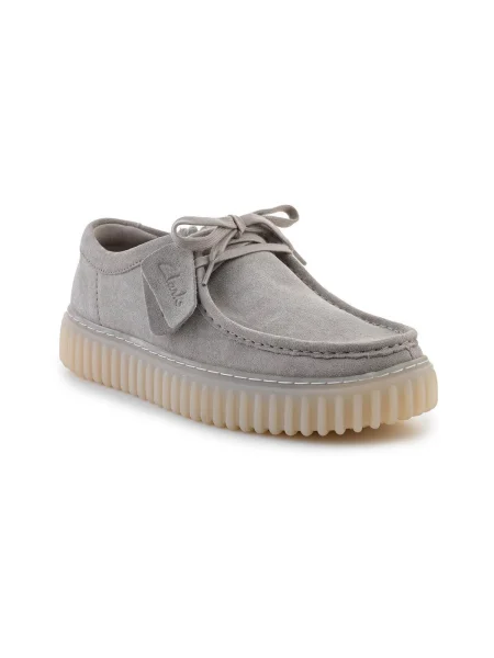 Pantofi Clarks gri