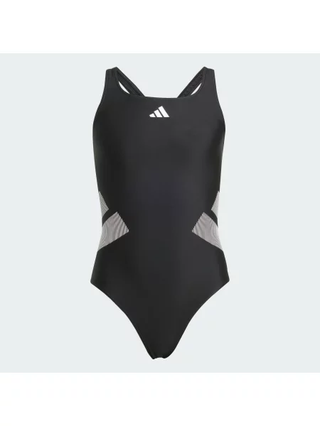 Kostium kąpielowy dla dzieci Logo C-back biały