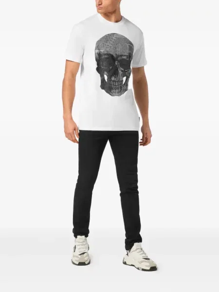 Tricou Philipp Plein alb