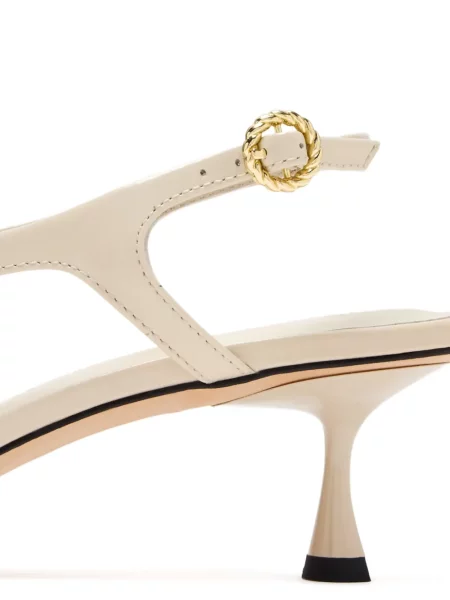 Pantofi cu toc Studio Amelia slingback gri