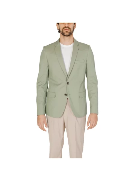 Marynarka Antony Morato casual zielona