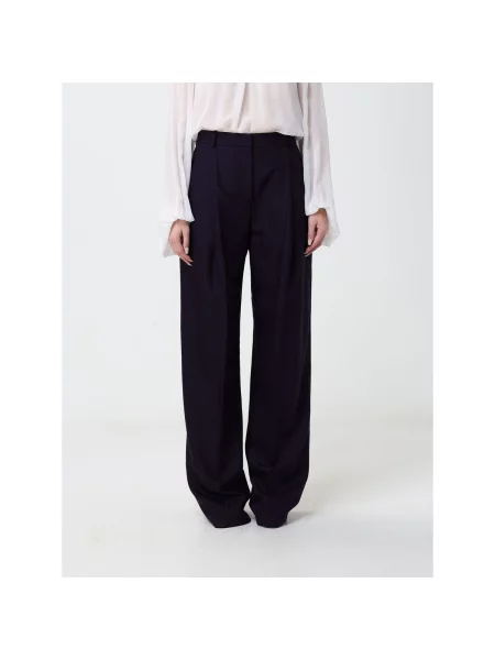 Pantaloni Elisabetta Franchi albastru