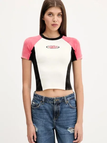 Guess Originals t-shirt beżowy