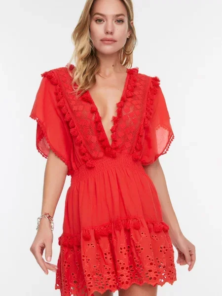 Trendyol Rochie de vară roșu