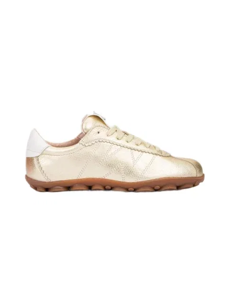 Sneakersy Wonders skórzane żółte