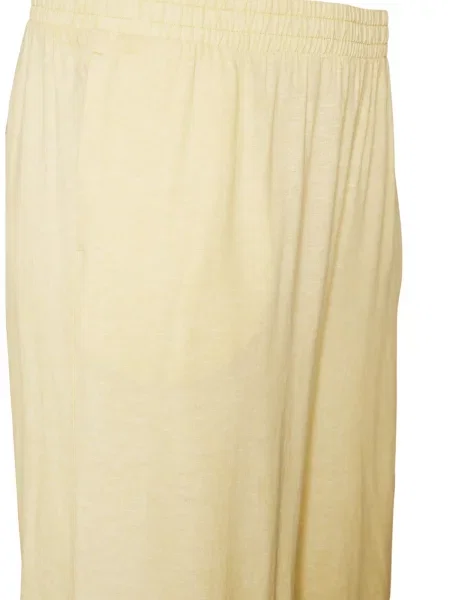 Zizzi Pantaloni Vline deschis galben