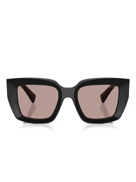 Ochelari de soare pătrați Miu Miu Eyewear negru