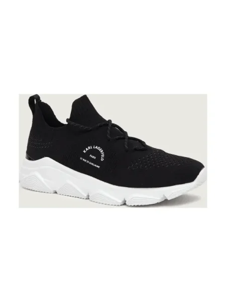Karl Lagerfeld Sneakers VERGER Maison Karl Knit Lo negru