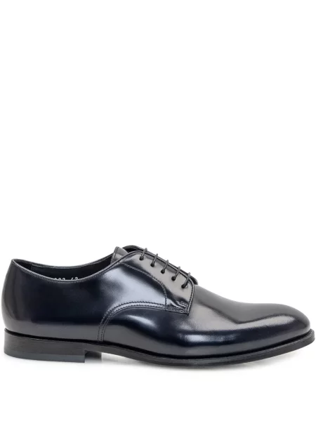 Pantofi derby Doucal's din piele albastru