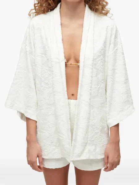 Kurtka Osklen żakardowa biała