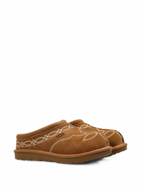 Klapki mules dziecięce Ugg brązowe
