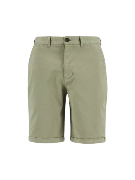 Krótkie bermudy Barbour zielone