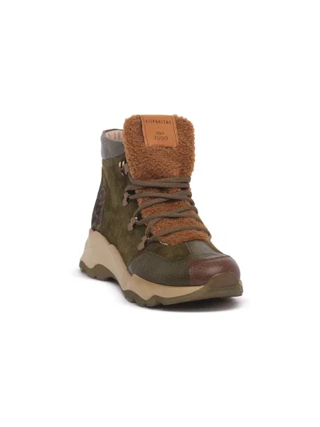 Pantofi Hispanitas din velur verde
