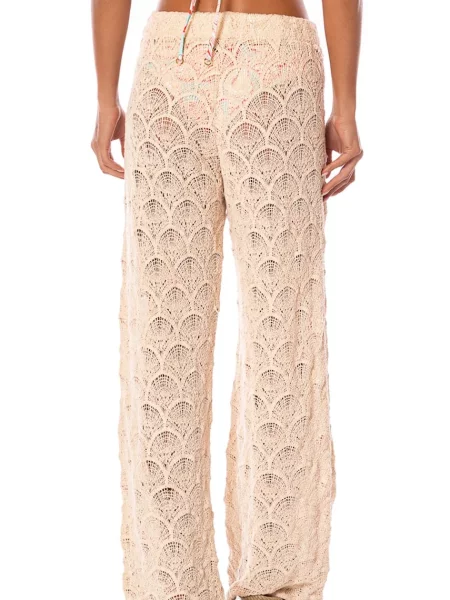 Maaji plážové nohavice dámske Wavy Shell Nellie béžová