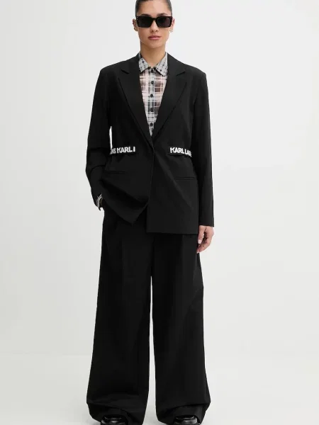 Сорочка Karl Lagerfeld Jeans regular класичний комір сірий