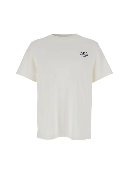 Koszulka A.p.c. z krótkim rękawem biała