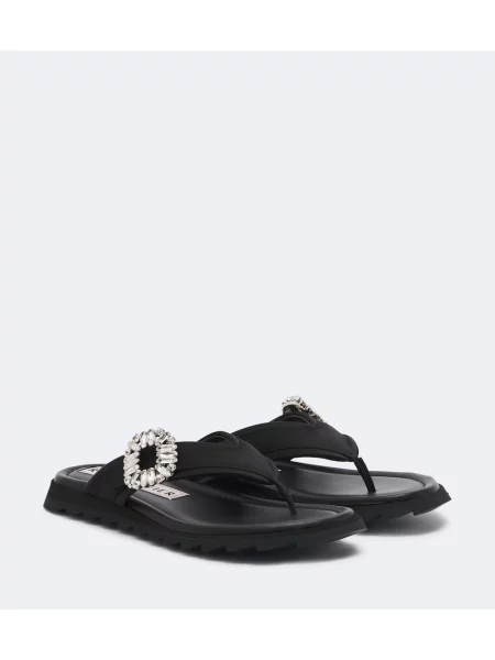 Chiloți tanga Roger Vivier negru