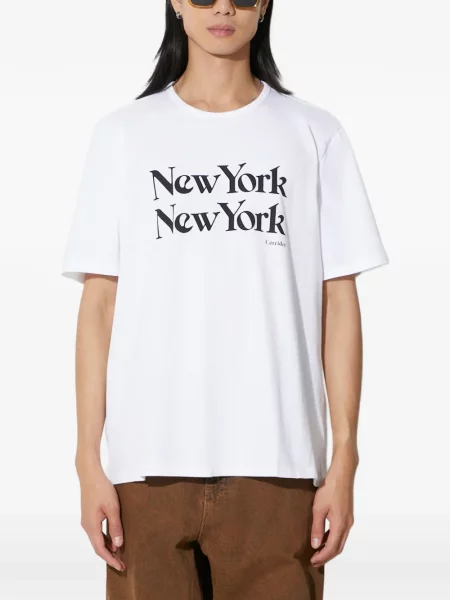 Tricou Corridor scurt alb