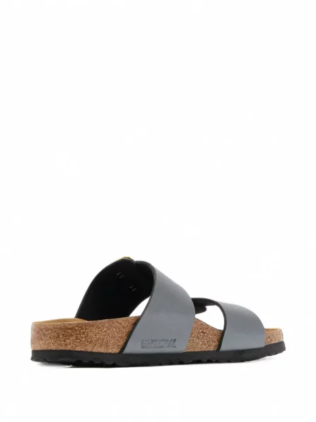 Sandale Birkenstock cu cataramă gri