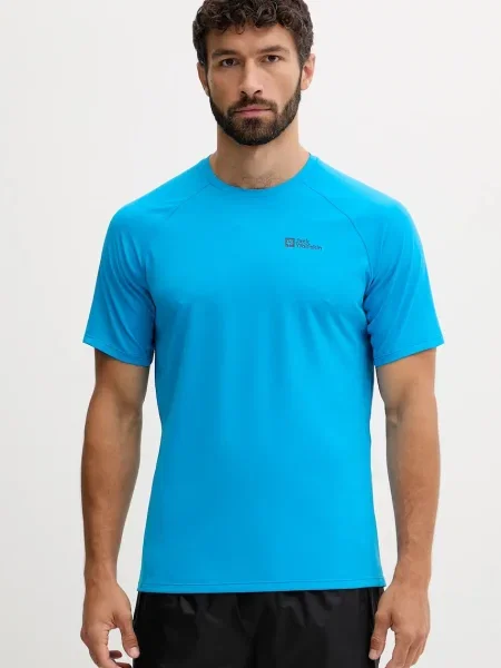 Športna kratka majica Jack Wolfskin Prelight Swift modra