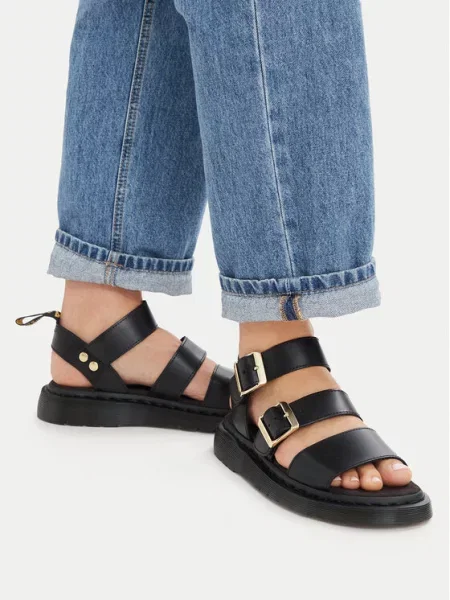 Sandály Dr. Martens černé