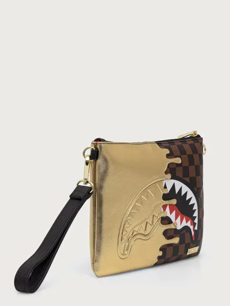 Geantă Sprayground din piele maro