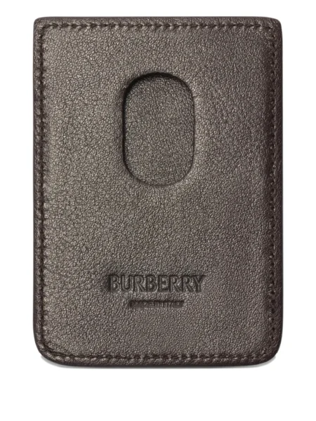 Portofel Burberry în carouri maro