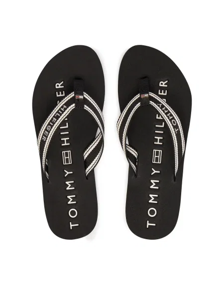 Șlapi Tommy Hilfiger negru