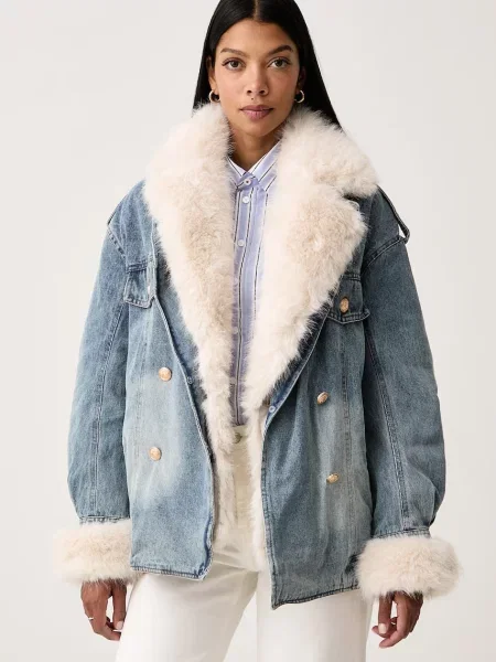Fracomina jachetă pentru femei din denim