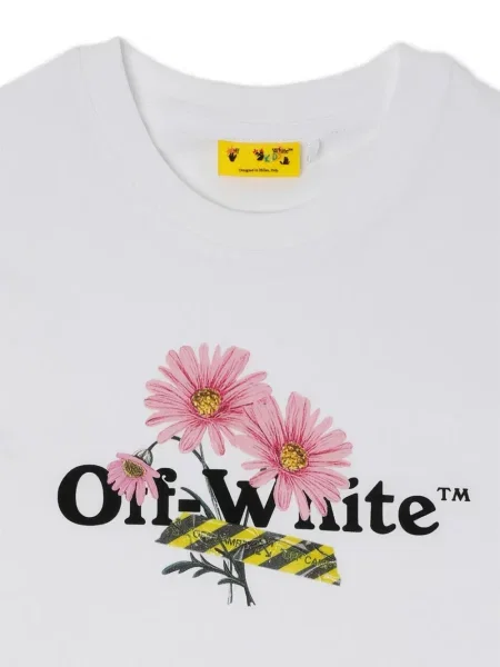 Koszulka dziecięca Off-white biała