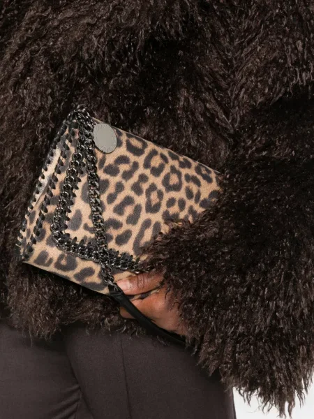 Geantă Stella Mccartney cu imagine cu model leopard