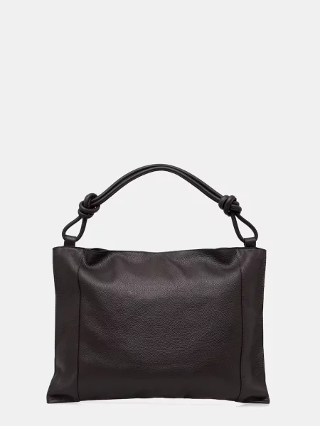 Bőr shopper táska Answear.lab barna