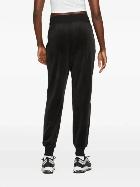 Prugasta vesta Nike s okruglim izrezom od flisa crvena