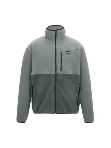 Bluza Polarowa Blok Kolorystyczny Pełen Frankie szara