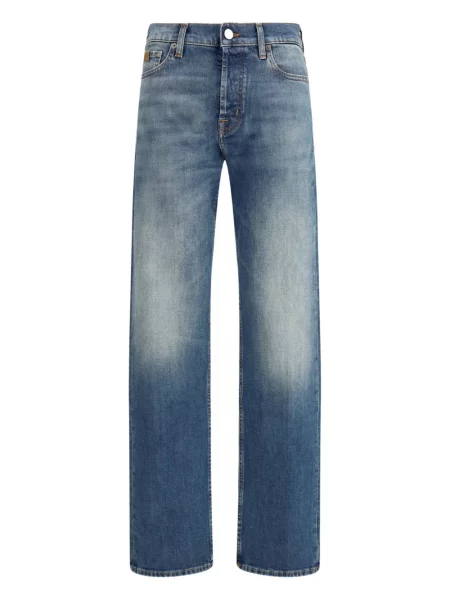 Proste jeansy Jacob Cohen z 5 kieszeniami niebieskie